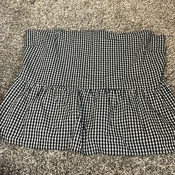 Strapless peplum top - Picture 1 of 2